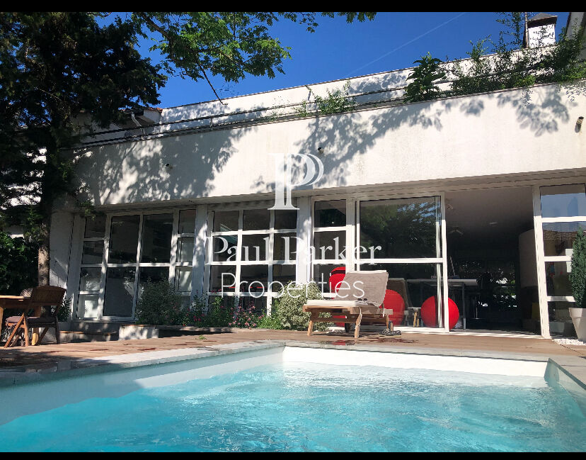 Bordeaux Caudéran Maison familiale d’architecte avec piscine-Esprit Le Corbusier - 4249563PPBD