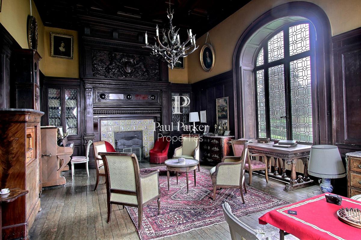 Manoir  de 1850, maison de gardien et tennis sur un parc de 5 ha - 420450-3PADR