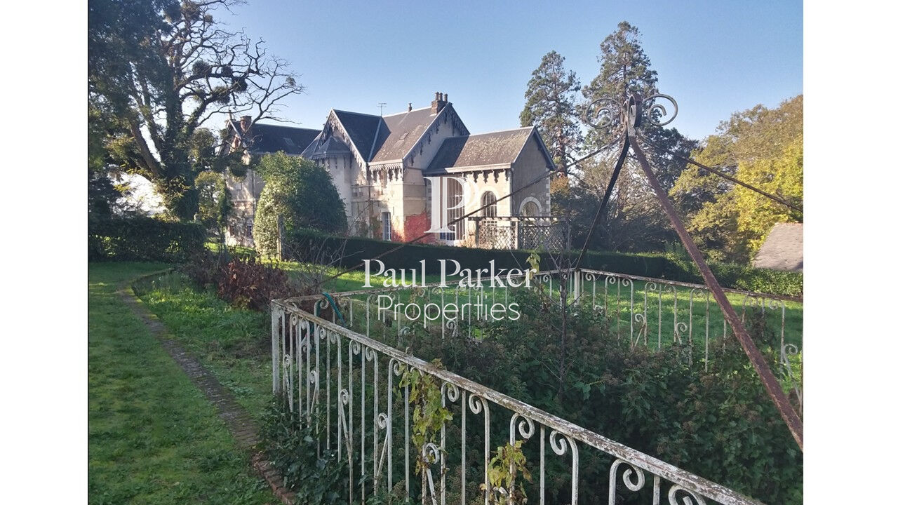 Manoir  de 1850, maison de gardien et tennis sur un parc de 5 ha - 420450-3PADR