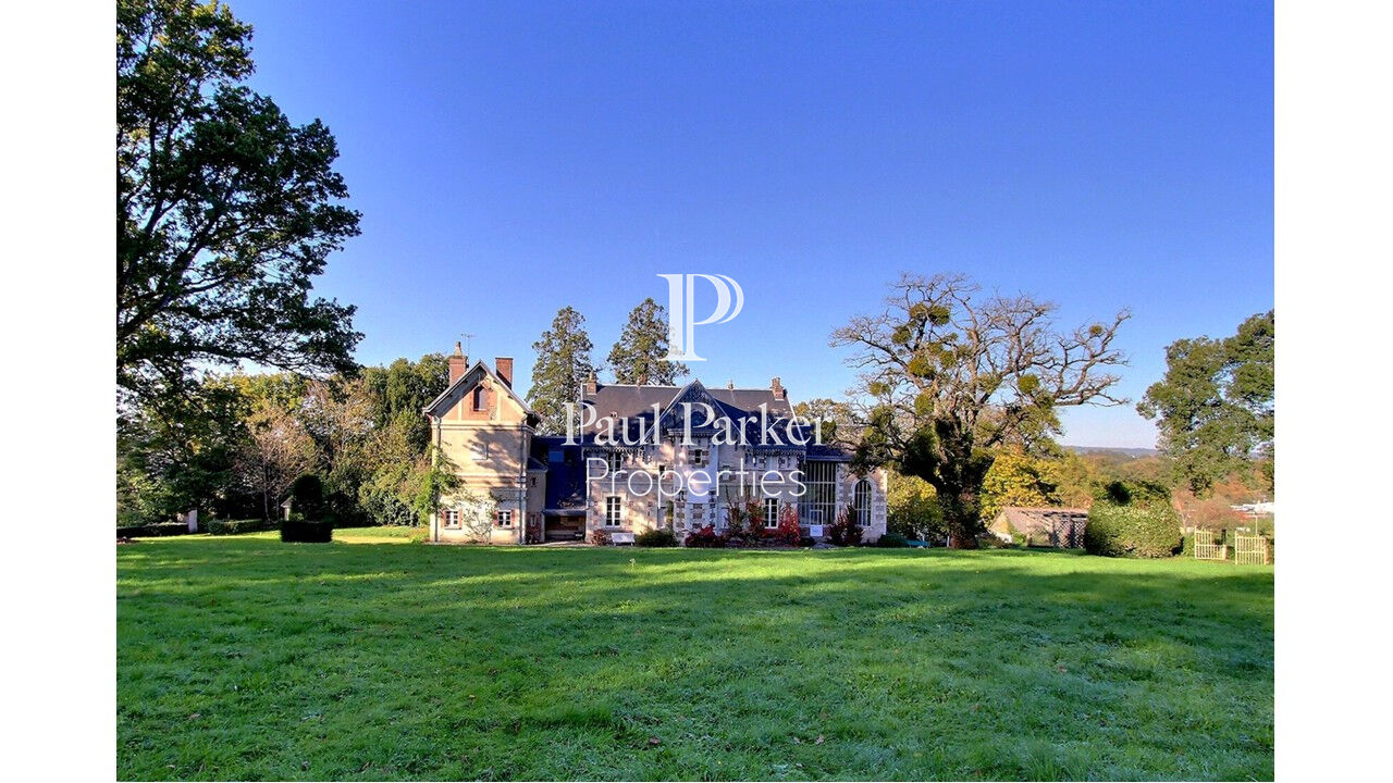 Manoir  de 1850, maison de gardien et tennis sur un parc de 5 ha - 420450-3PADR