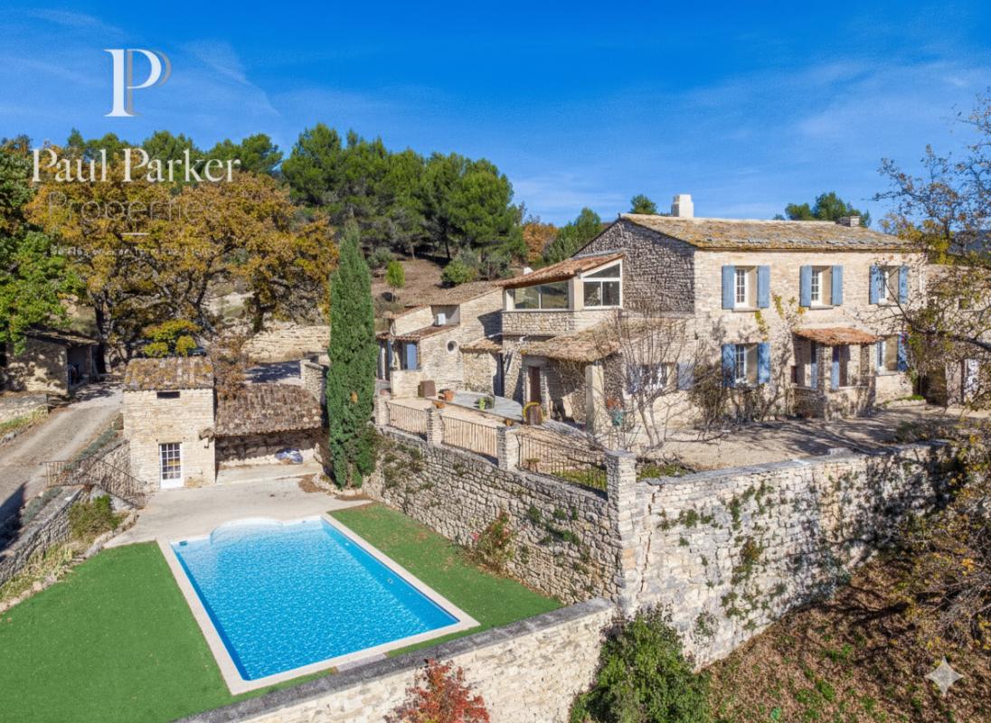 Bastide en pierres à proximité de GORDES – avec gîte indépendant – Piscine - 4298913PPSC
