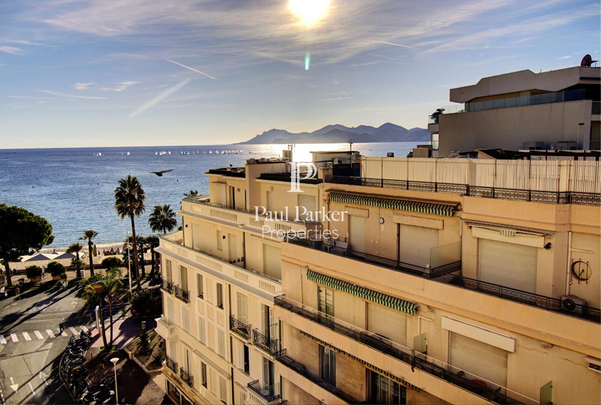Cannes Croisette – Élégant appartement rénové avec vue sur la Méditerrané - 42682228113PMVORZ