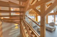 Demeure de prestige CHALET à MONTGENÈVRE   Alpes du Sud 8 pièce(s) 190 m2  surface habitable / 4 Chambres +1 Suite /  2 Terrasses + Jacuzzi / Séjour cuisine 62 m2/ Garage X2 - 4304123PCML