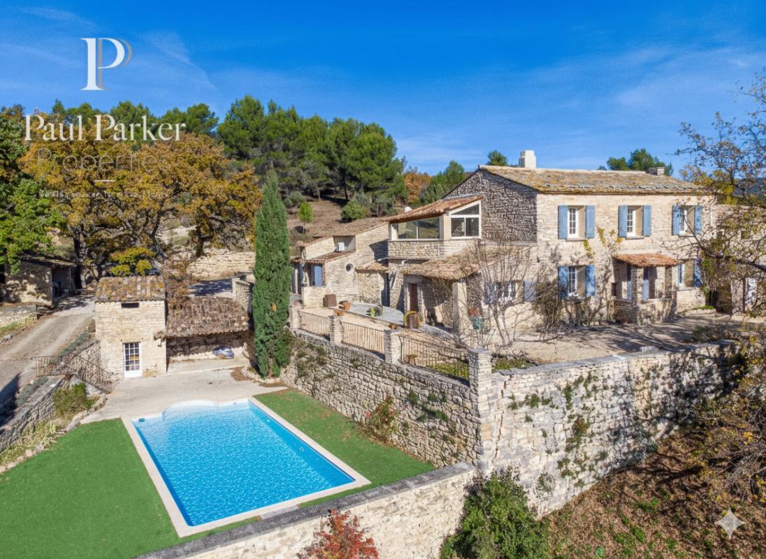 Bastide en pierres à proximité de GORDES – avec gîte indépendant – Piscine - 4298913D3PPSC