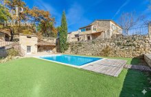 Proche GORDES  Domaine en pierre de 1,7 hectare avec vue panoramique sur le Luberon - 429891R3PPSC