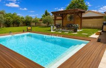 Maison en pierre rénovée avec piscine et potentiel événementiel 160 m² Libourne - 4634643PCMIL