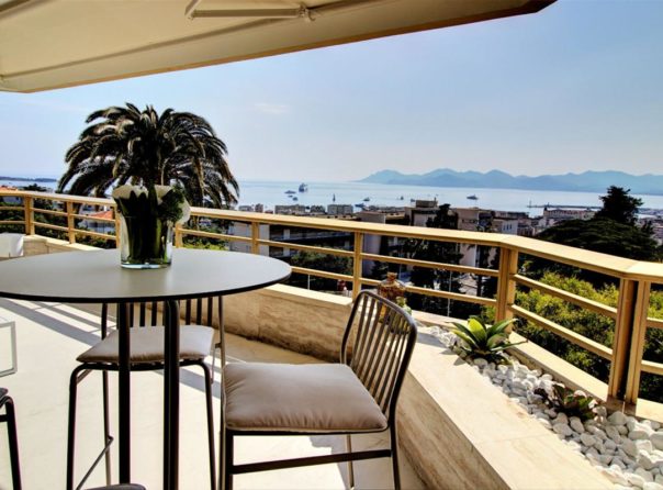 Cannes Basse Californie – Appartement rénové avec vue mer panoramique - 3330933PMVORZ