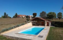 Stone house without work of 170 sqm with swimming pool and barn, enclosed grounds - 3442223PEMM